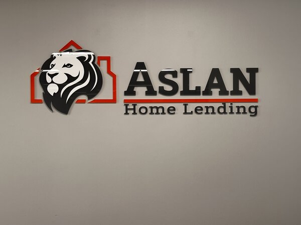ASLAN Home Lending Custom Acrylic Signs in Denver