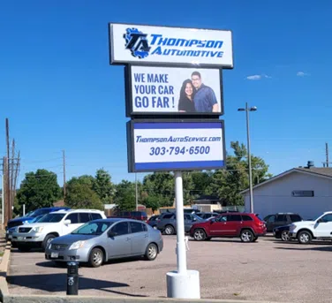 Commercial building signs boosting brand visibility on a modern storefront facade with clear, professional design.