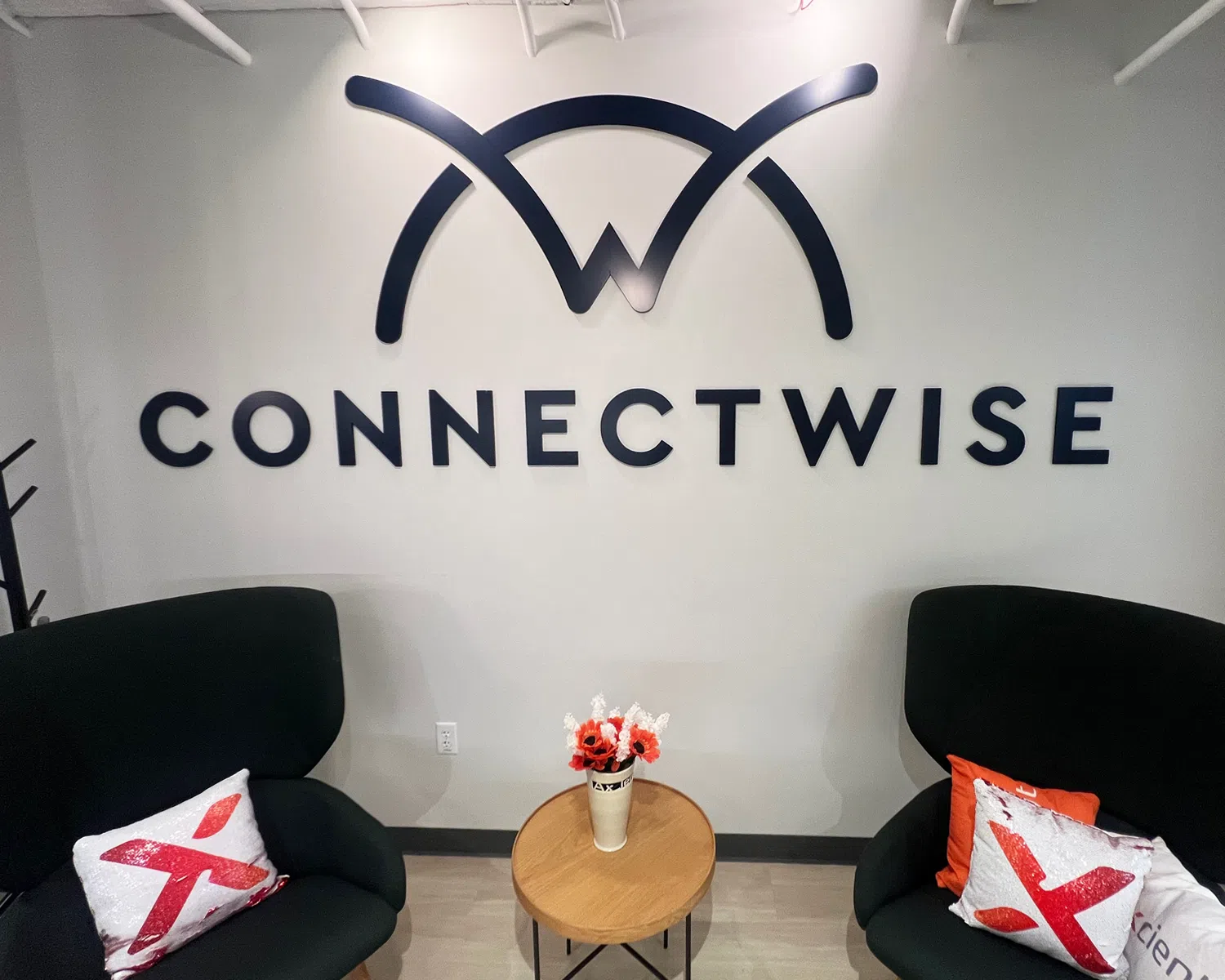 ConnectWise signage design mockup showcasing brand visibility and professional corporate identity